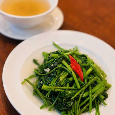 台湾季節野菜の炒め