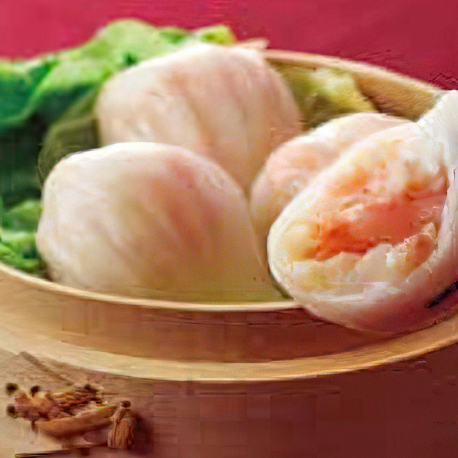 海老入り蒸し餃子