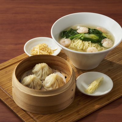 海老と青菜麺セット